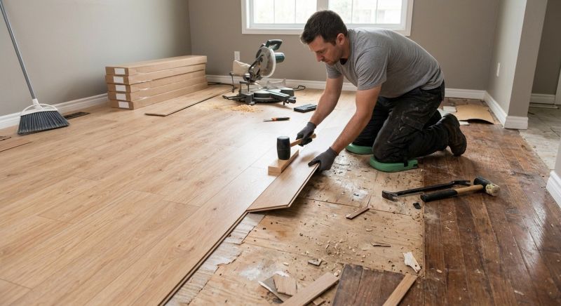 Laminate Floor Replacement in Mount Solon, VA