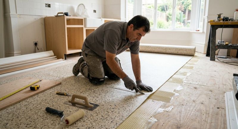 Linoleum Floor Installation in Bridgewater, VA
