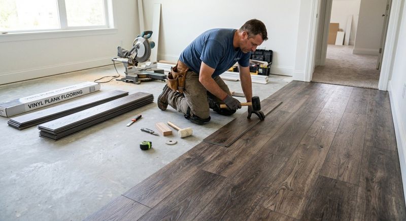 Linoleum Floor Installation in Crozet, VA
