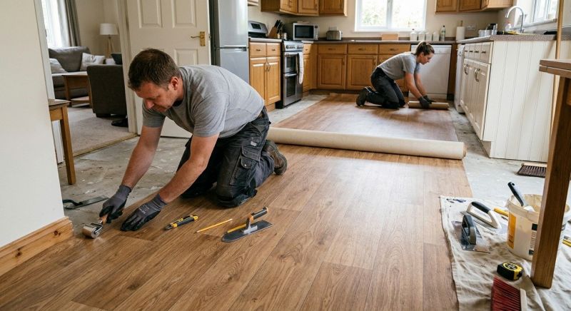 Linoleum Floor Installation in Staunton, VA