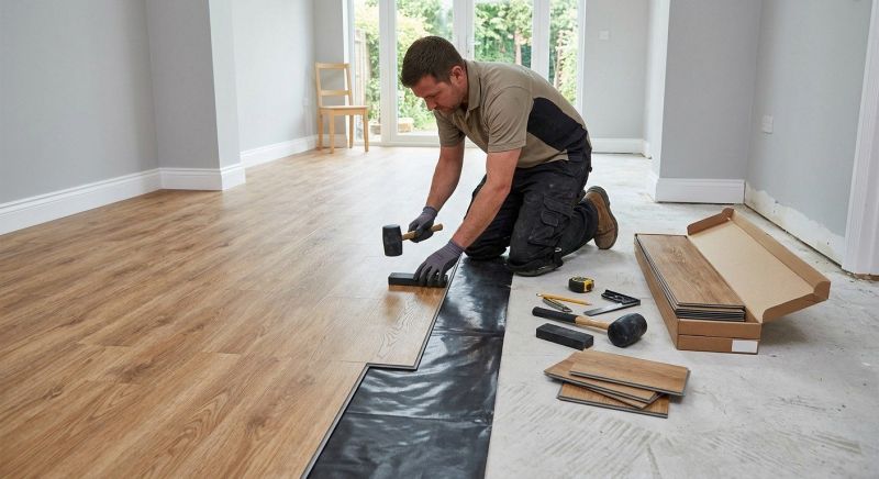 Luxury Vinyl Tile Installation in Augusta County, VA