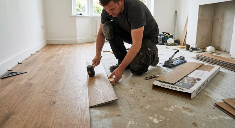 Luxury Vinyl Tile Installation in Bridgewater, VA