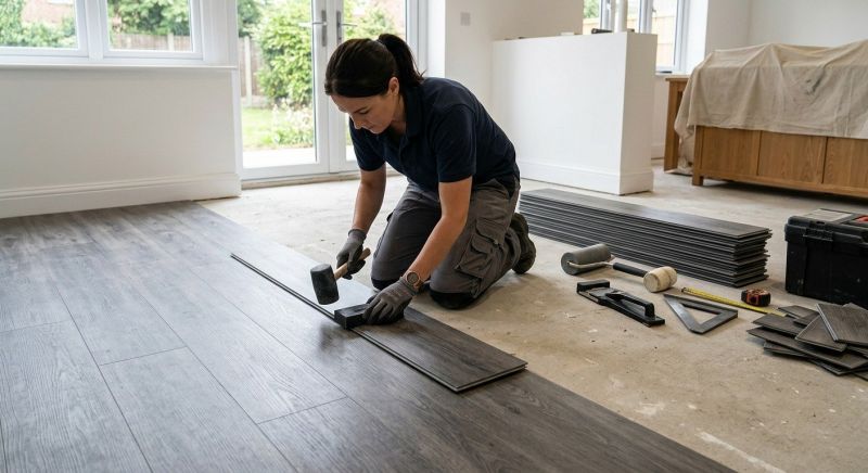 Luxury Vinyl Tile Installation in Harrisonburg, VA
