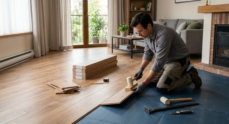 Plank Laminate Installation in Staunton, VA