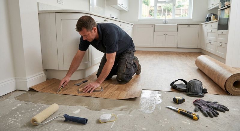 Sheet Linoleum Installation in Bridgewater, VA