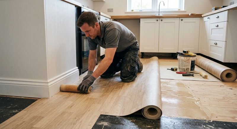 Sheet Linoleum Installation in Fort Defiance, VA
