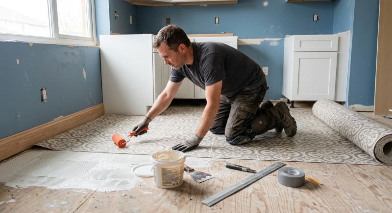 Sheet Linoleum Installation in Greenville, VA