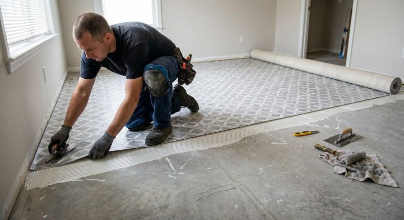 Sheet Linoleum Installation in Staunton, VA