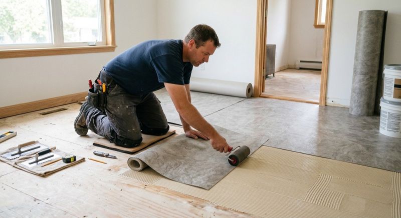 Sheet Vinyl Installation in Mount Solon, VA
