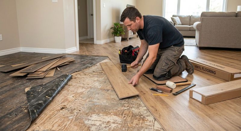 Vinyl Flooring Installation in Bridgewater, VA