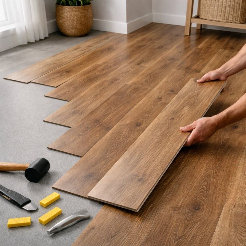 Vinyl Plank Floor Installation in Staunton, VA